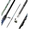 Pescasubito.com Kit Canna Teleregolabile 4m Carbonio Primacy + Mulinello Brutal 1000 Trota Pesca al tocco Torrente