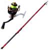 generico Bolognese Mt.4 Canna Da Pesca Con Mulinello Galleggiante Mare Lago Trota Carpa