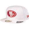 New Era 59Fifty - Cappellino con visiera San Francisco 49ers, colore: Bianco - 7 5/8