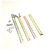 RMS S.P.A. RMS STAFFE Piastre 15 X 1,5 CM Viti Dadi RONDELLE Fissaggio Cestino Bici Bicicletta Universale 588169060