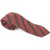 Suitsupply Uomo Cravatta 150 X 8 CM Rosso Seta Lana Misto Cotone A Pointed-End