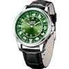 SACOSDING Roulette Wheel Orologi per Uomo con Palla Impermeabile Business Dress | Orologio da polso da uomo con quadrante grande, impermeabile, resistente e luminoso, analogico, retrò