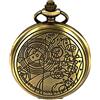New Brand Mall Orologio da tasca al quarzo vintage Doctor Who Retro Dr. Who per regali, Marrone, M, Retrò