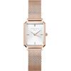 Rosefield Octagon XS Orologio da Donna Quadrante White Sunray Cinturino Mesh 19.5x24mm