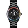 Philipp Plein Orologio da donna analogico al quarzo Queen Crystal, Nero, Bracciale