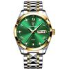 YONY 2022 Top Brand Luxury Men Watch 30m Impermeabile Data Orologio Uomo Sport Orologi Uomo Quarzo Casual Orologio da Polso-Verde