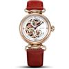 Sea Gull SEA-GULL Orologio da donna con cinturino in pelle impermeabile scheletro meccanico automatico per orologio da donna serie 6002L, 511.15.6002l-r