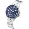 YEMA Navygraf Marine Nationale Blu Acciaio Quarzo Orologio Uomo