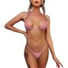 Dadress G String Mini Bikini Set Sexy Costume da Bagno Micro Reggiseno Bikini Lingerie per Le Donne, Navy, Taglia Unica