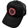 Rock Off officially licensed products Rock off Red Hot Chili Peppers Logo Black Mesh Back Baseball cap One Size Regolabile, Nero, L