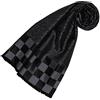 LORENZO CANA - Sciarpa - Paisley - Donna grigio Nero Antracite