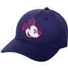 Disney Men's Baseball Cap Mickey Mouse Curved Brim Snap-Back Hat, Mickey Blue