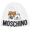 MOSCHINO Berretto Teddy Bear Donna White