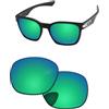 PapaViva Lenti di ricambio per occhiali da sole Oakley Garage Rock OO9175, Verde smeraldo, Garage Rock