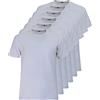 LEGEA T-Shirt Uomo Art. 830 Conf. 6pz Girocollo Bianco XL