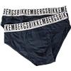 Dirk Bikkembergs Slip Uomo Bikkembergs Confezione 2 Pezzi Elastico a Vista Cotone Elasticizzato Underwear Articolo BKK1USP01BI Bipack Briefs, Black, M - EU M - US S - FR 3
