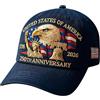 Generico Eagle & Liberty United States 250th Anniversary Hat, Adjustable Printed Patriotic Baseball cap for Men And Weman