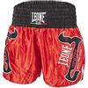 LEONE 1947 Pantaloncini Kick Boxing / Muay Thai Leone T-Thai AB747 (Rosso, L)