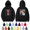 Custom Felpa Personalizzata Uomo con Foto e Testo, Felpa con Cappuccio Felpa da Lavoro Uomo, Felpa Nera, Felpa Invernale Autunno, Stampato sul Fronte e sul Retro,18 Colori