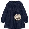 Mayoral Vestito Felpa Borsa per Bambine e Ragazze Marino 4 Anni (104cm)