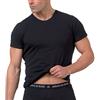 Armata di mare Set 2 t-shirt uomo manica corta girocollo cotone elasticizzato Armata di Mare (7-XXL, Nero)
