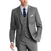 Botong Uomo Due Bottoni Business Suit Singolo Petto Etichetta Picco Abito Da Sposa Smoking Giacca Pantaloni Gilet Set, Marina Militare, 56