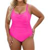 Generico Costume Intero Donna Curvy Costumi Interi Donna Da Bagno Bianco Tg. 50 Con Volant Contenitivi Nero Abbigliamento Acquagym Sostegno Seno Scollato Taglie forti Xs Mestruale Modellanti Triangolo Piscina