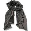 Liu Jo Sciarpa Liu Jo donna stola jacquard logo nero CS25LJ08 2A5004 T0300 NERO