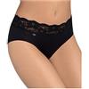 Sloggi Romance Midi, confezione da 5, Nero , 50