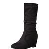 CXKOLD Stivali Texani Donna Estivi Stivali Texani Donna Estivi con Tacco Basso Tacco 12 Pelle Lucida Stivaletto Estivo da