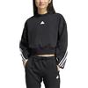 adidas Felpa da Donna Girocollo Future Icons 3-Stripes Nera Taglia L Codice IP1549