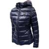 Blauer Giubbino Imbottito da donna, CAROLL 2072 giacca, giubbotto (IT, Testo, XS, Regular, Regular, 888VU BLU int. viola)