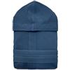 VINGI Accappatoio Unisex Modello LISBONA di Spugna con Cappuccio in Cotone 80% Lycra 20% CONFEZIONATO in Busta (M-L, Navy)