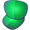 Saucer Lenti di ricambio premium per occhiali da sole Oakley Reedmace OO9126 | Reedmace Low Bridge Fit OO9126F, Alta Difesa - Verde Giada Polarizzato, Taglia unica