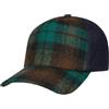 Alfonso D´Este Alfonso D'Este Essential Check Cap Basecap Cappellino da baseball Karocap Uomo - Made in Italy Snapback, con ombrello, fodera autunno-inverno, Blu scuro, Taglia unica