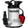 Metabo 250660006 Pompa a Immersione TPF6600SN, 450W, 230Volt, 50Hz, 450 W, 230 V, Marrone, Size