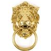 From the anvil 33020 - Testa porta battente del leone - ottone lucido