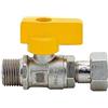 Enolgas Rubinetto Gas Dritto Con Leva 1/2 X 1/2 Maschio/girello Per Scaldabagno Enolgas