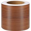 VisitRyl Bordo Per Carta Da Parati Impermeabile, Decorazione Autoadesiva Rimovibile Per Cucina, Bagno, Piastrelle, Mogano 15cm X 500cm