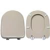 HYDRO HOME Copriwater Gemma Astra legno rivestito in resina poliestere Champagne