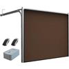 Sotra DoorHan Porta sezionale da garage con operatore e trasmettitore manuale | Per l'auto montaggio | Dimensioni selezionabili | 5 Colori (2500 x 2150, RAL 8014 Marrone Seppia)