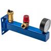 KNM TRADE Gruppo di Sicurezza in Acciaio 6 bar per Scaldacqua & Boiler | Manometro, Valvola di Sicurezza 6 bar & Sfiato Automatico | Kit Completo di Installazione