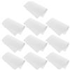 Ciieeo Toppe Adesive per Riparazione Muro in Pvc, Fogli Autoadesivi Copertura Buchi 12x16 Cm, Kit 10 Pezzi per Riparare Crepe e Difetti Pareti, Casa Ufficio e Spazi Commerciali
