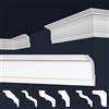 Marbet Design Marbet, listelli da soffitto in polistirene XPS, modanature in stucco di alta qualità, leggeri e robusti, dal design moderno (confezione risparmio da 30 metri, E-35, 45x67 mm), listello angolare
