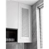 Generico Griglia di ventilazione in lega di alluminio, coperture decorative for prese d'aria, copertura for registro di ventilazione for armadi, guardaroba e scarpiere, design a scatto(60x20cm/23.4x7.8in)