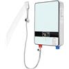 Repomanda Riscaldatore istantaneo 220 V 6,5 kW con indicatore LED - Elettrico per montaggio a parete - Per temperatura costante in doccia