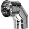 Armar Trading LTD Metallo Camino Gomito 90 Gradi Acciaio Inox Liner 90° Curva Stufa Tubo Adattatore - Ø 100mm/3.94
