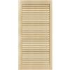 DecoMeister Porte a Lamelle in Legno 494x993 mm Confezione da 1 - Porta Lamella Pino Massiccio - Anta per Armadio a Persiana Aperta - Frontali Mobili e Antine per Guardaroba - Legno Naturale Grezzo