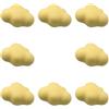 generic Confezione da 8, graziosi pomelli in ceramica a forma di nuvola, maniglie per armadi, maniglie per porte, maniglie per cassetti da tirare per la cameretta dei bambini, mobili per bagno, cucina