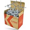 KLIMAS Tasselli a percussione SMK, tassello per unghie con colletto, testa cilindrica (6 x 50-200 pezzi)